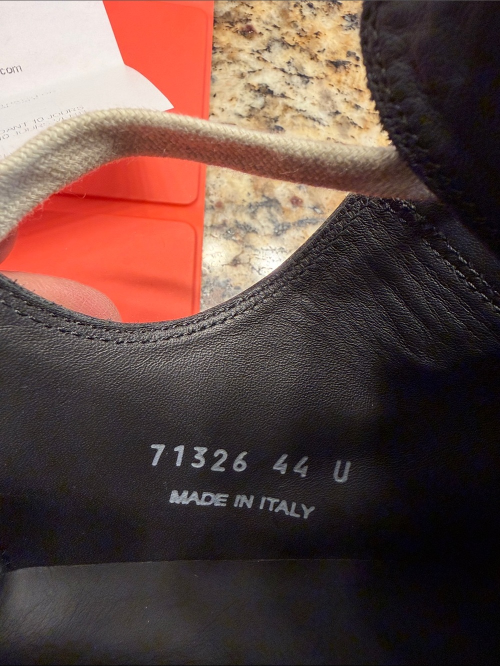 Rick Owen’s FW25 Concordians, Low Sneakers, Leather-NEW - Picture 15 of 15